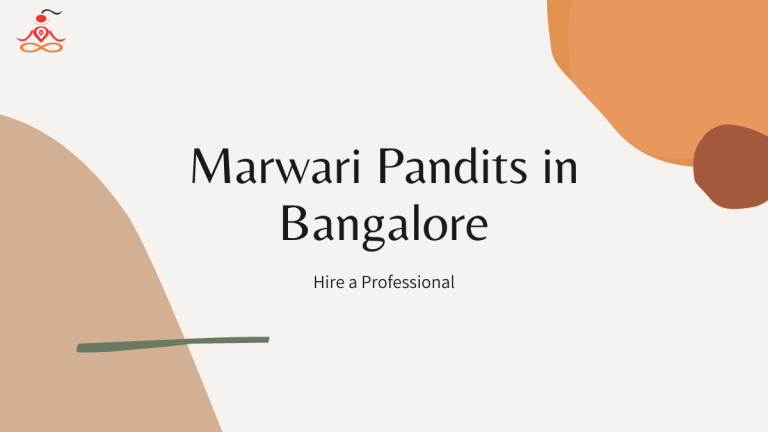 Trusted Marwari Pandits in Bangalore